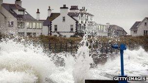 Stormy seas in Wales (file photo)