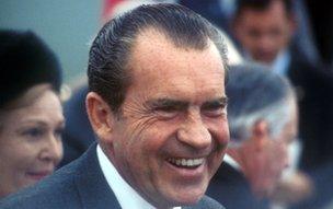 Former US President Richard Milhous Nixon