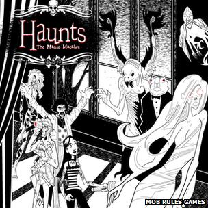 Promotional art work for Haunts