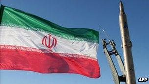 Iranian Sajil missile (file photo)
