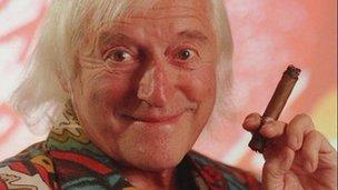 Jimmy Savile, pictured in 2000