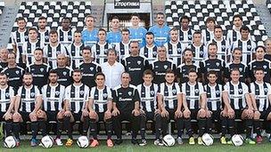PAOK FC team photo (courtesy of PAOK FC)