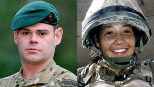Cpl David O'Connor, Cpl Channing Day