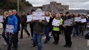 March in Plymouth