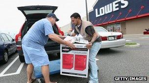 A man buys a generator in New York
