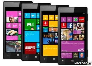 Windows Phone 8 interface