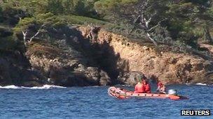 Search boat off the coast of Porquerolles