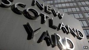 New Scotland Yard sign