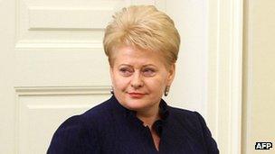 Lithuanian President Dalia Grybauskaite