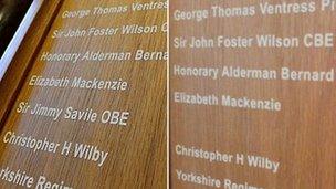 Scarborough list of Honorary Freeman