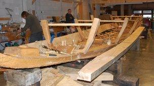 Boat building in Cornwall