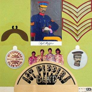 Sgt Pepper collage by Sir Peter Blake and Jann Haworth