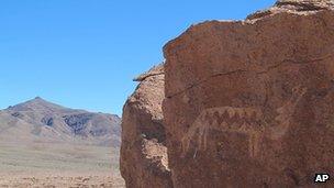 Petroglyph in Chile (file pic)