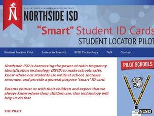 Screengrab of NISD webpage