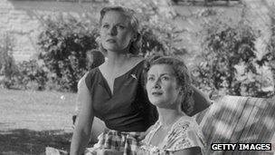 Sheridan (right), with Ann Todd in the David Lean film The Sound Barrier