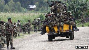 M23 rebels withdraw from the town of Sake in eastern Congo