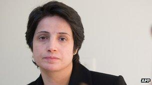 Nasrin Sotoudeh pictured in 2008