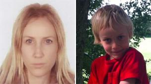 Sally Roberts and Neon Luca Roberts. Pic: Devon and Cornwall Police