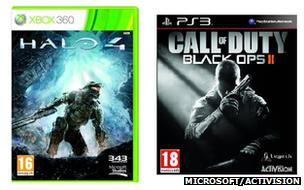 Halo 4 and Call of Duty: Black Ops 2