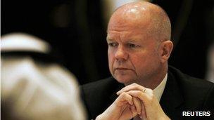 William Hague at the Manama dialogue on Friday
