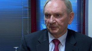 Jim Stewart says the A&E department at Antrim Area Hospital is too small