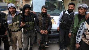 Liwa al-Islam fighters in Damascus suburbs