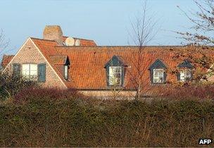 A house in Nechin, Belgium, said to have been bought by Gerard Depardieu