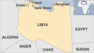 Map of Libya
