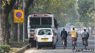 Bus in Delhi (file photo)