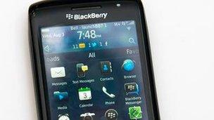 Blackberry handset