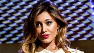 Italian TV star Belen Rodriguez