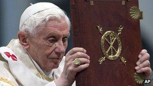Pope Benedict XVI in Vatican, 1 Jan 13