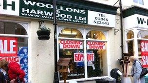 Woollons and Harwood shop in Thirsk