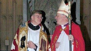 Jeffrey John with Bishop The Right Rev Christopher Herbert
