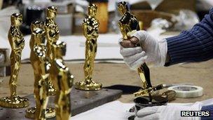 Oscar statuettes