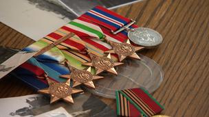 Ferd Henley's Campaign medals