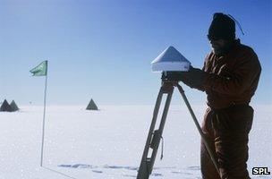 Temperature measurement in West Antarctic, 2005/6