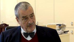 Czech foreign minister Karel Schwarzenberg said relations had got better