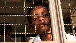 Newly-arrived Rohingya boy in Phuket