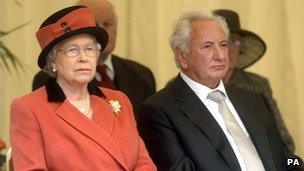 The Queen and Michael Winner