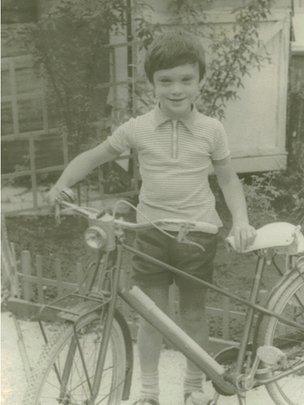 picture of James as a young child