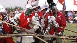 Re-enactment at Bosworth