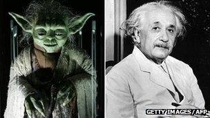Yoda and Albert Einstein