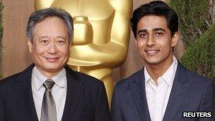 Ang Lee and Suraj Sharma