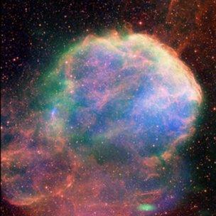 A view of the IC 433 supernova remnant seen in X-rays