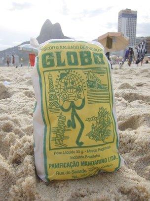 Bag of Globo biscuits