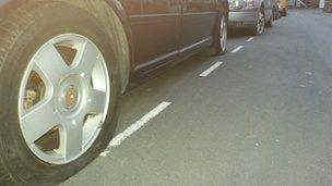 Cars with slashed tyres Swindon