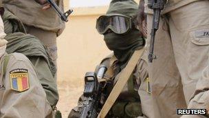Chadian soldiers in Mali. Photo: January 2013