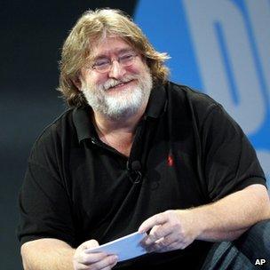 Gabe Newell, Gabe Newell arrives at the British Academy Gam…