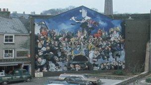 Robert Lenkiewicz's mural in Plymouth
